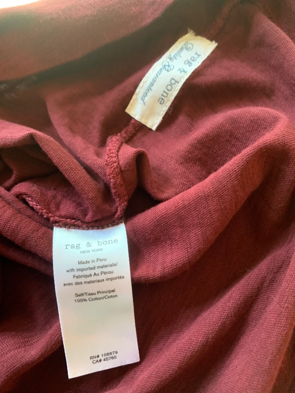 Rag & Bone Tee - Picture 4 of 4